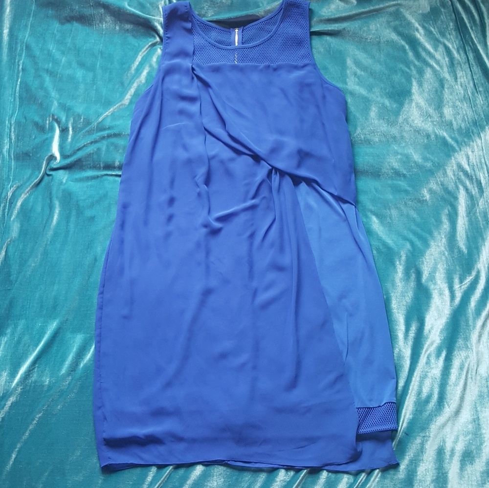 Lane Bryant blue cocktail dress